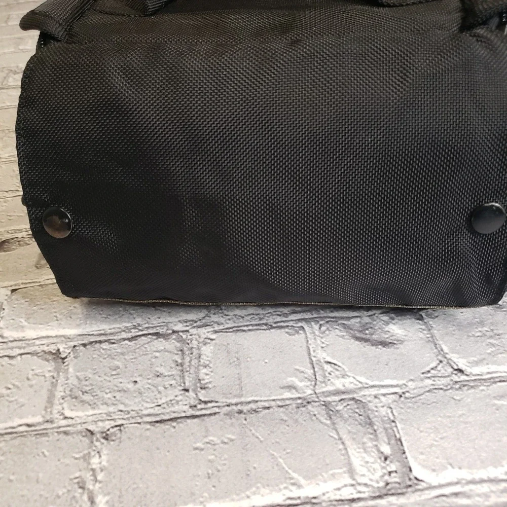Canon Camera Bag Padded SLR Multi Strap Black & Green Carry Tote Shoulder Case